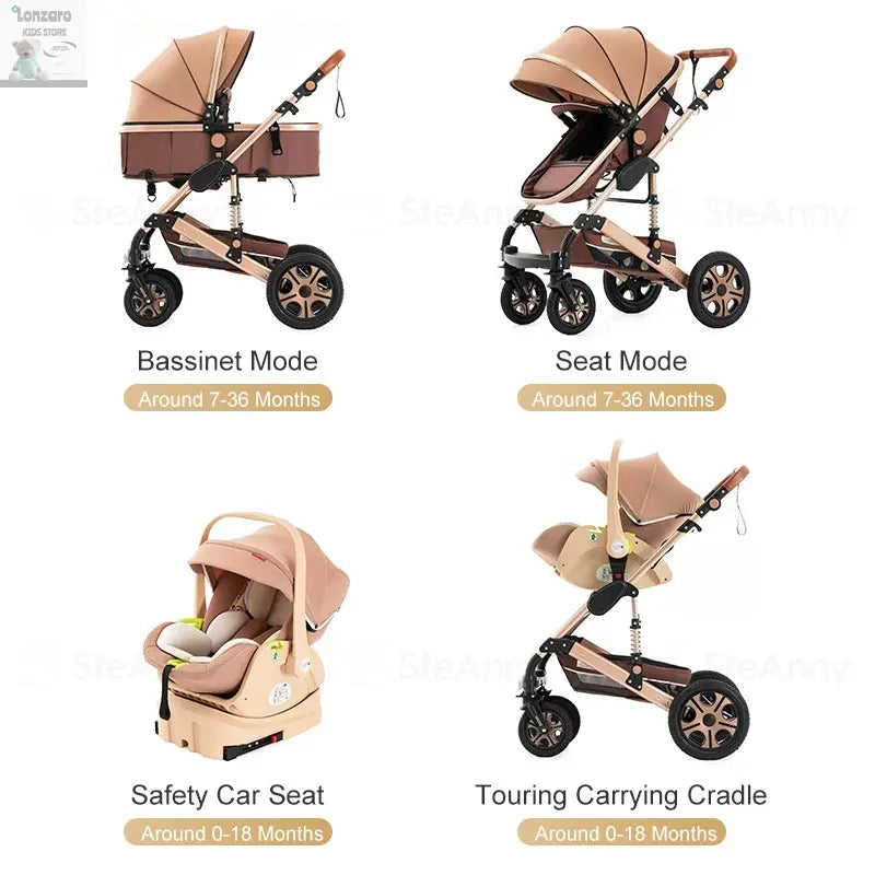 3-in-1 kinderwagen - Luxe Lonzaro Kids