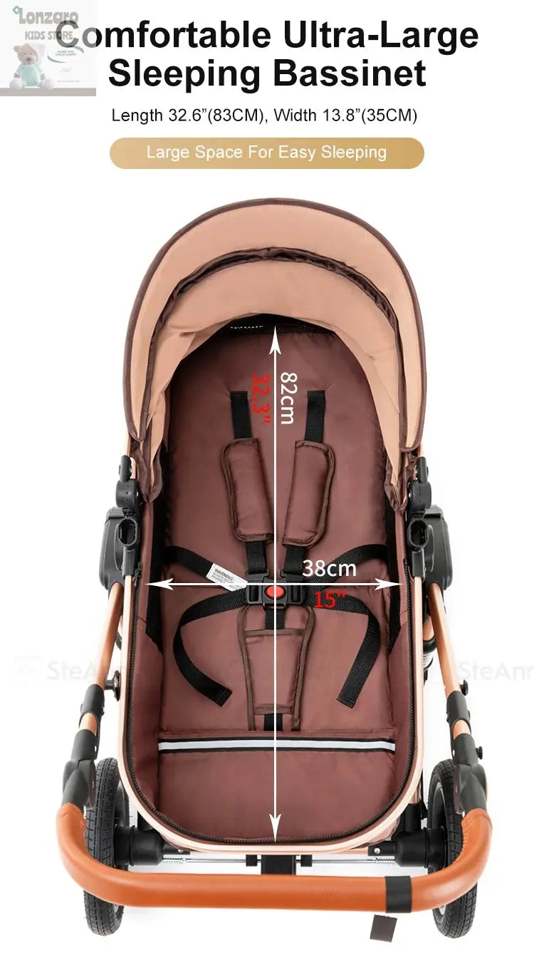 3-in-1 kinderwagen - Luxe Lonzaro Kids