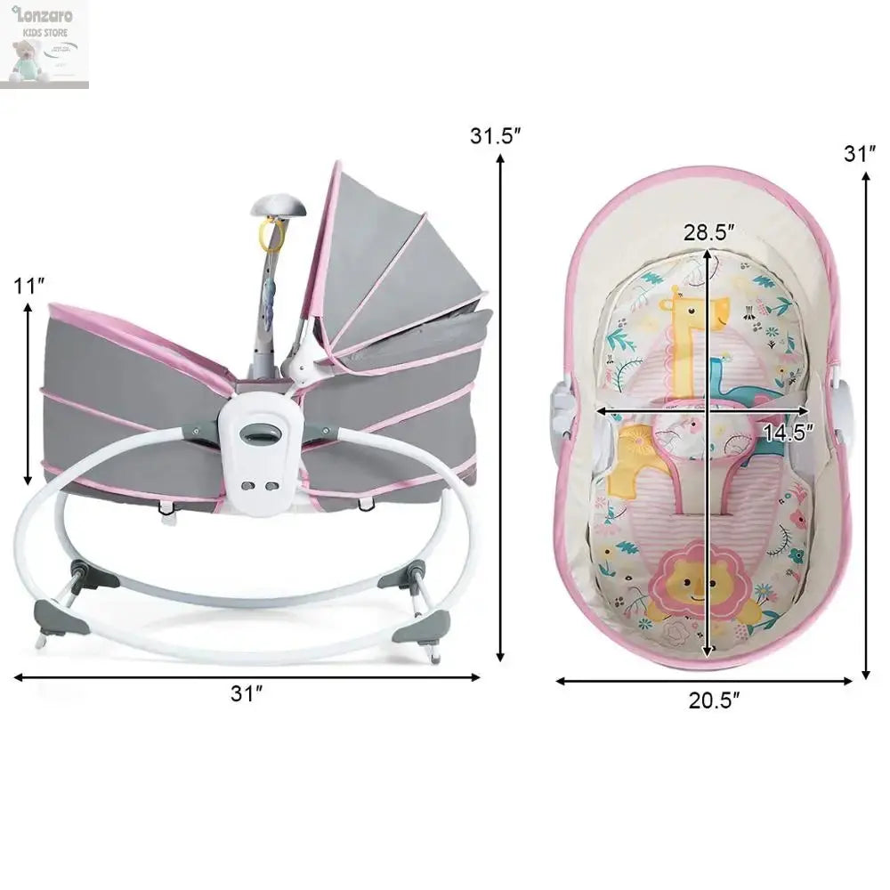 5-in-1 Elektrische Baby Wieg Lonzaro Kids