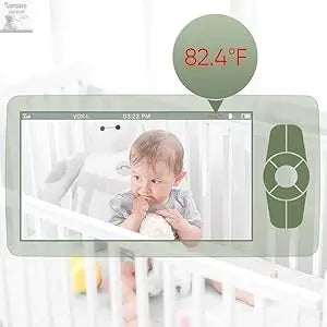 5 inch video Babyfoon met Camera en Audio - Lonzaro Kids