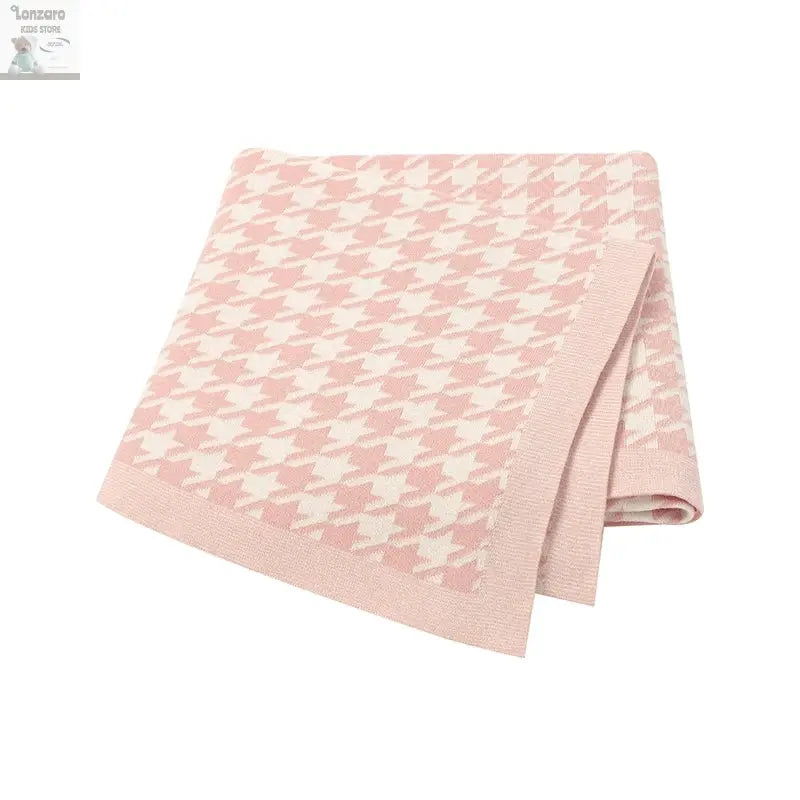 Baby Blankets Newborn Cotton Swaddle Wrap Plaid for Infant Kids Boys Girls Ultra-Soft Reversible Knitted Toddler Receiving Mats Lonzaro Kids
