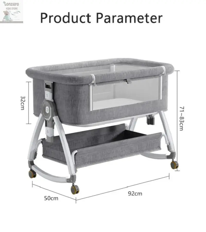 Baby Bed 3-1 Multifunctioneel - Lonzaro Kids