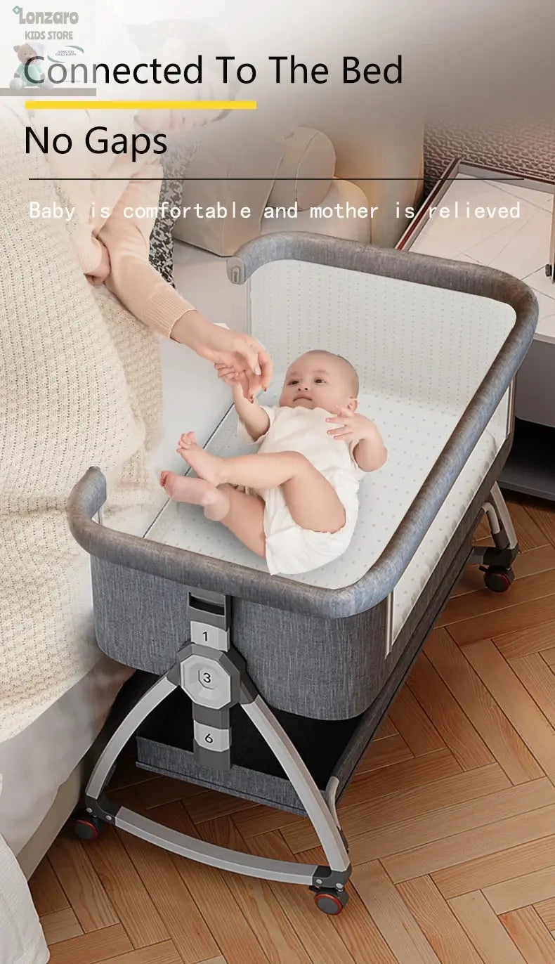 Baby Bed 3-1 Multifunctioneel - Lonzaro Kids
