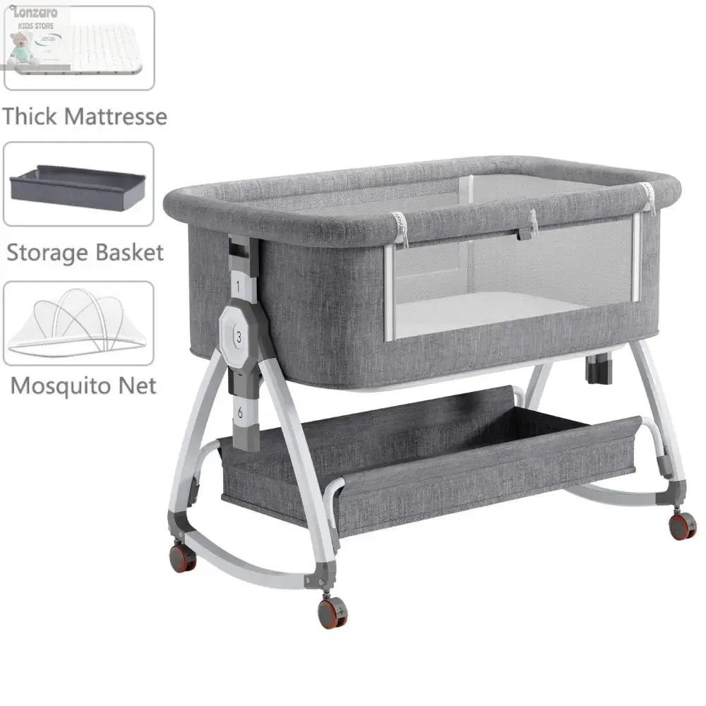 Baby Bed 3-1 Multifunctioneel - Lonzaro Kids