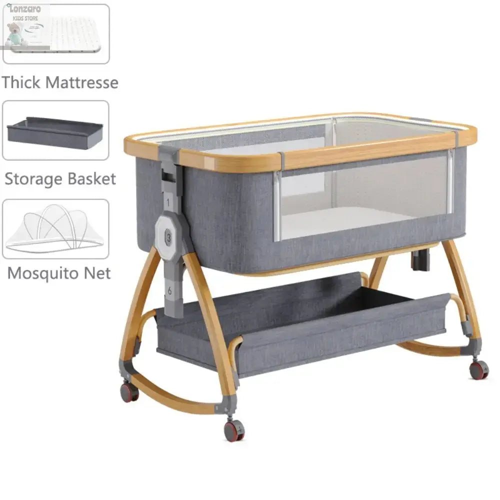 Baby Bed 3-1 Multifunctioneel - Lonzaro Kids