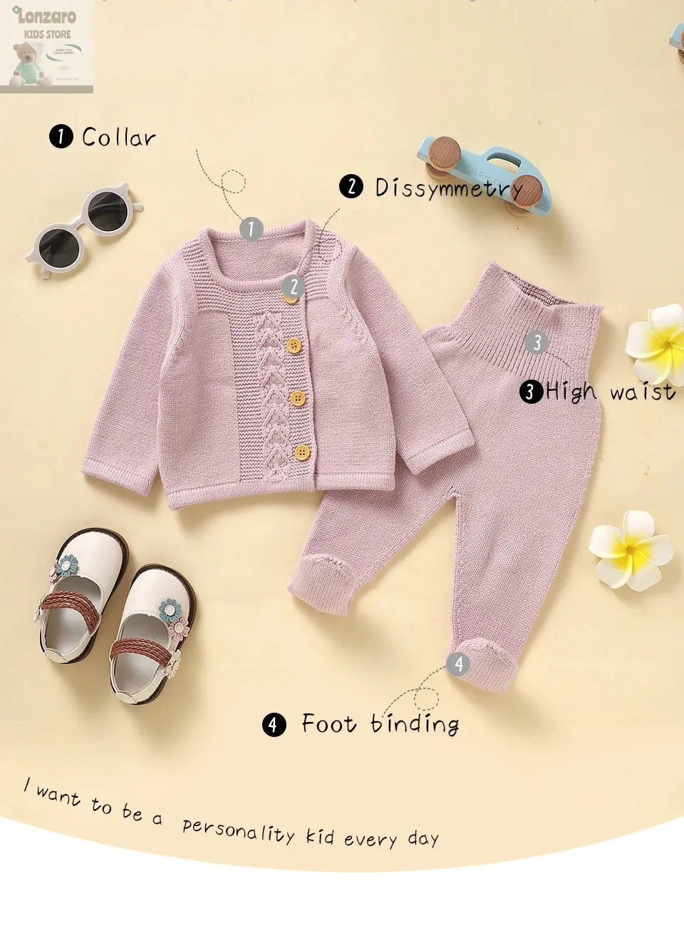 Baby Set: Truien en Broekjes-winter Baby - Lonzaro Kids