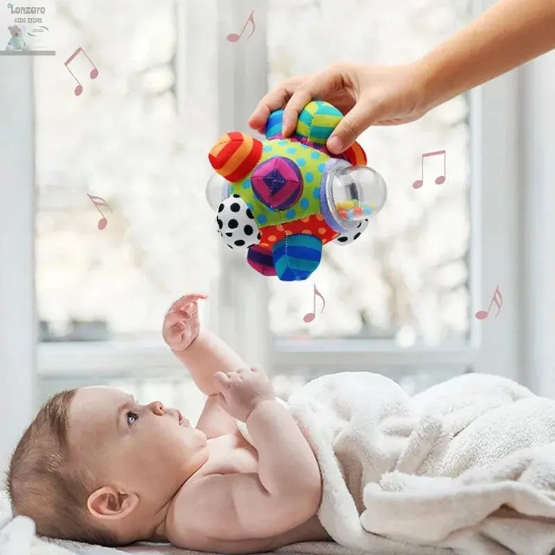 Baby Toy Fun Little Loud Bell Baby Ball Rattles Toy Develop Baby Intelligence Grasping Toy Hand Bell Rattle Toys For Baby Infant Lonzaro Kids