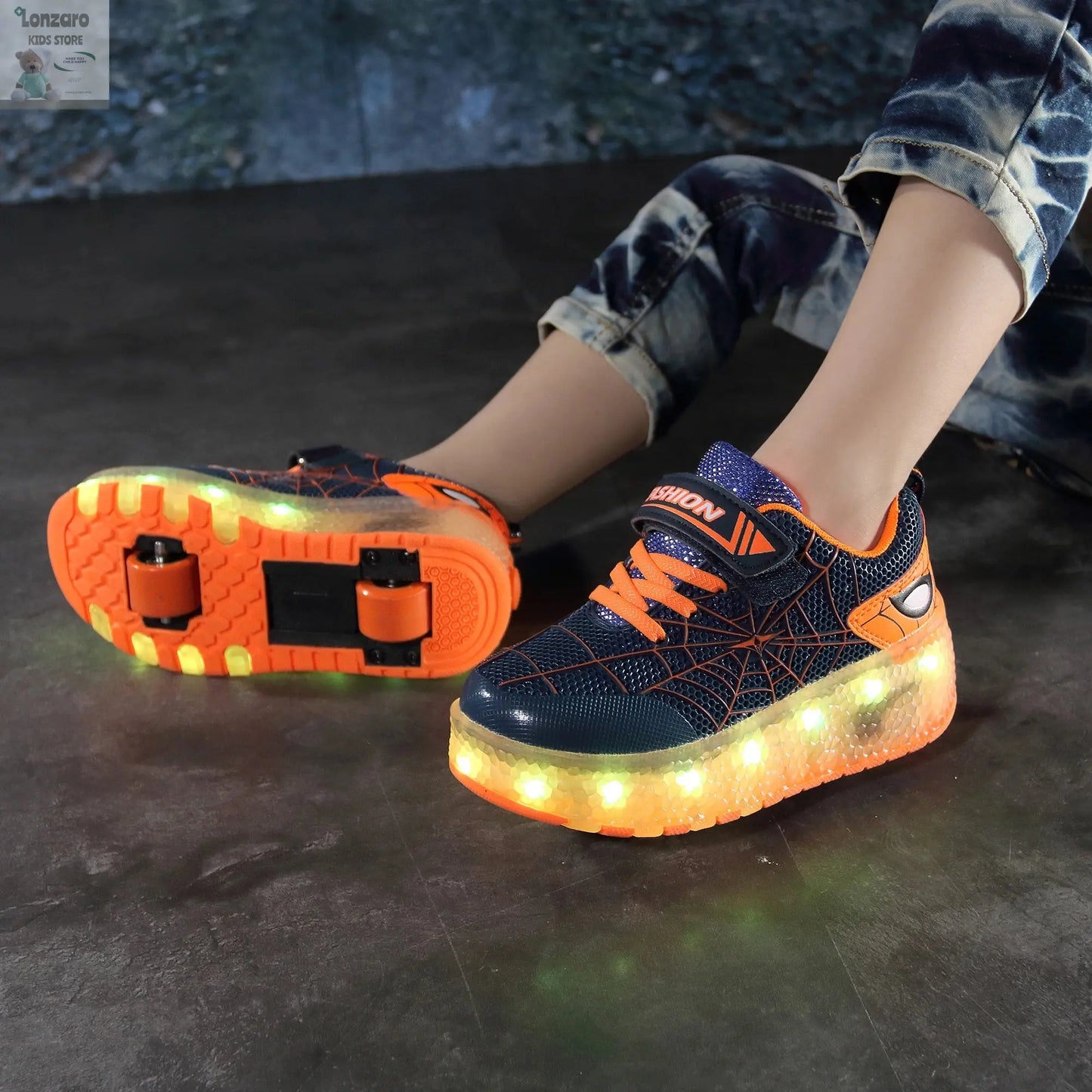 Unieke LED-verlichting voor Rolschaatsen - Lonzaro Kids