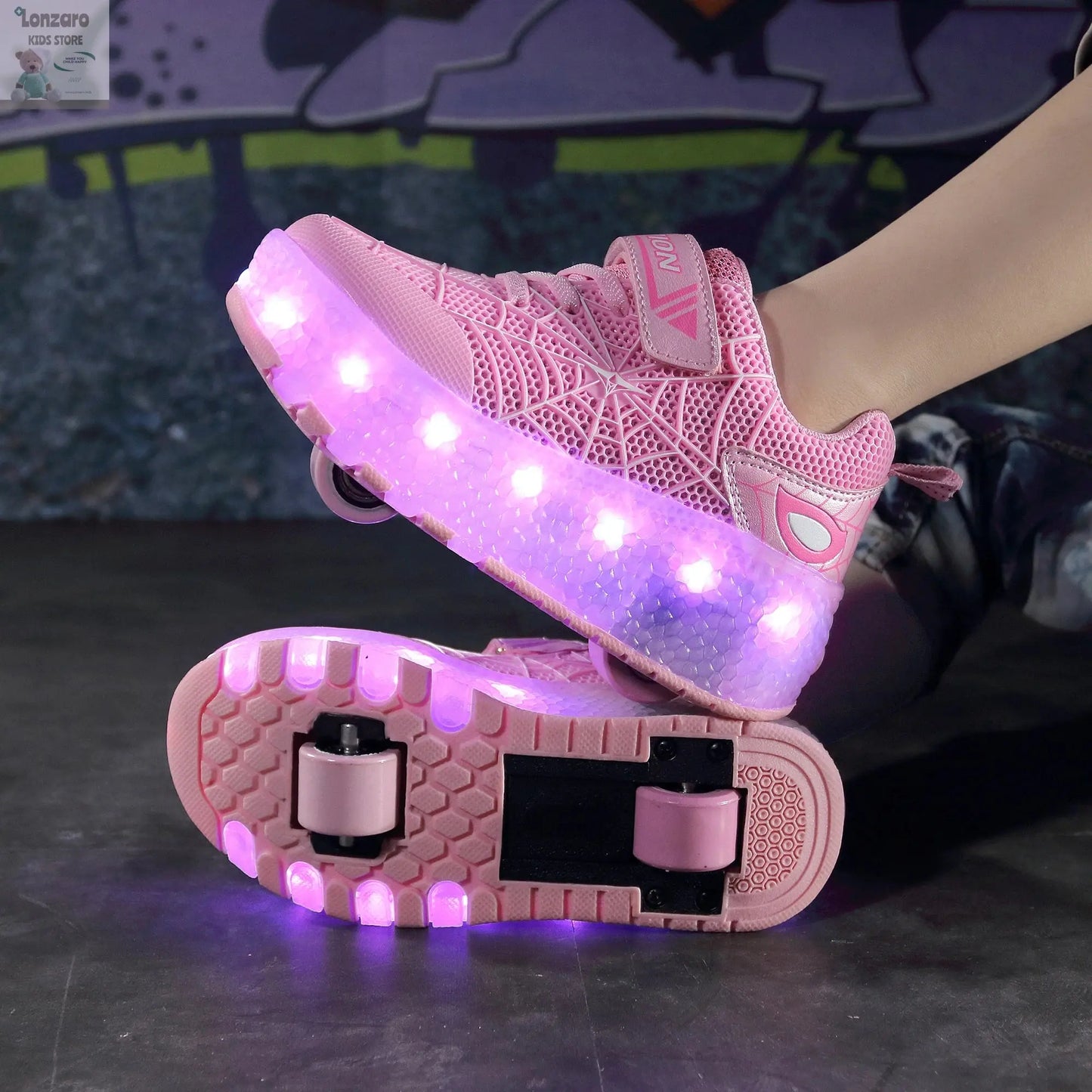Unieke LED-verlichting voor Rolschaatsen - Lonzaro Kids