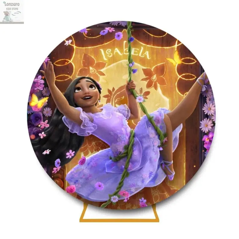 Cirkel achtergrond Disney Isabela Madrigal - Lonzaro Kids