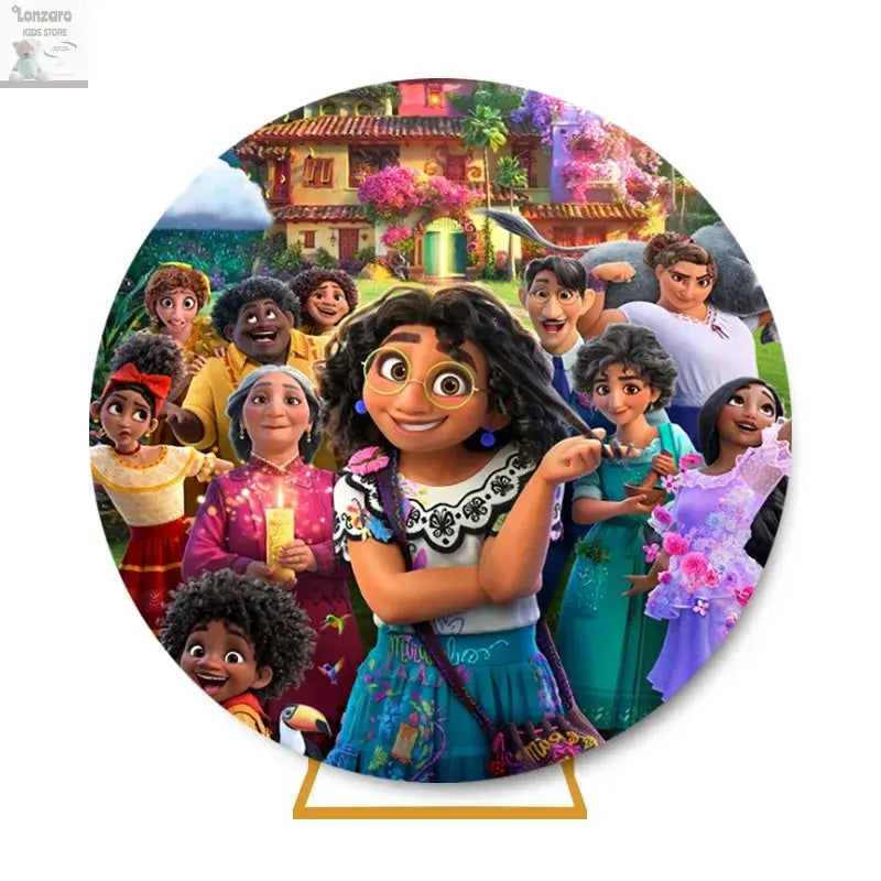 Cirkel achtergrond Disney Isabela Madrigal - Lonzaro Kids