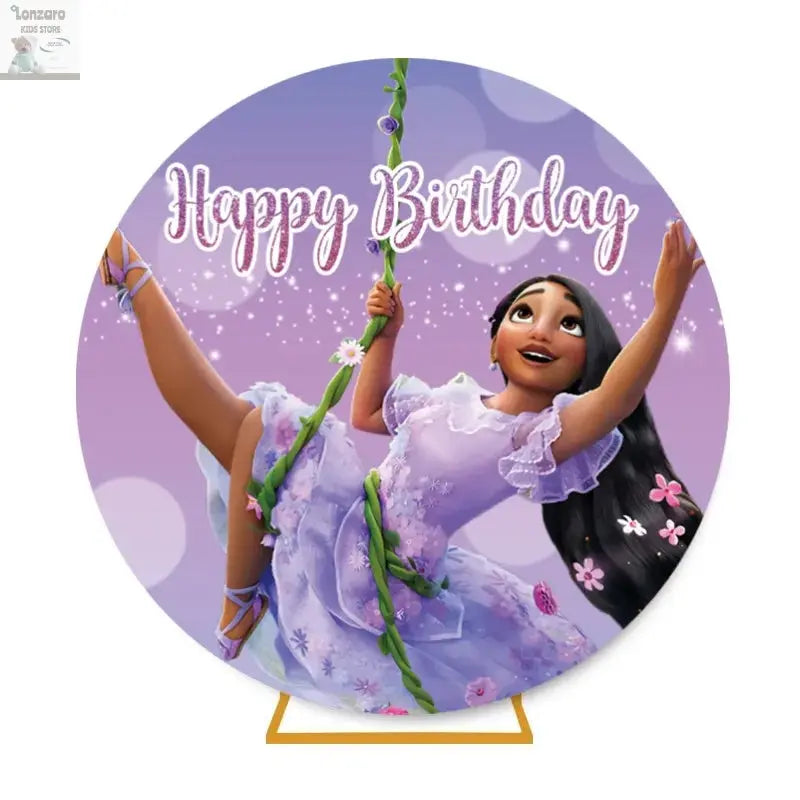 Cirkel achtergrond Disney Isabela Madrigal - Lonzaro Kids