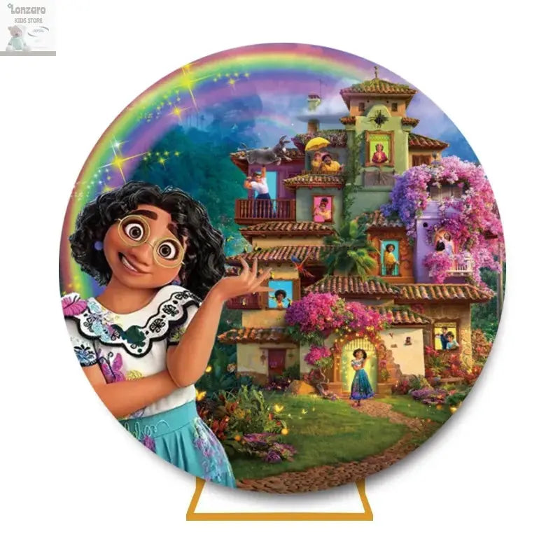 Cirkel achtergrond Disney Isabela Madrigal - Lonzaro Kids