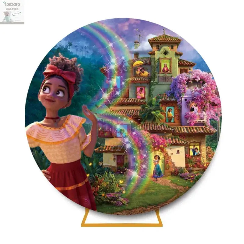 Cirkel achtergrond Disney Isabela Madrigal - Lonzaro Kids