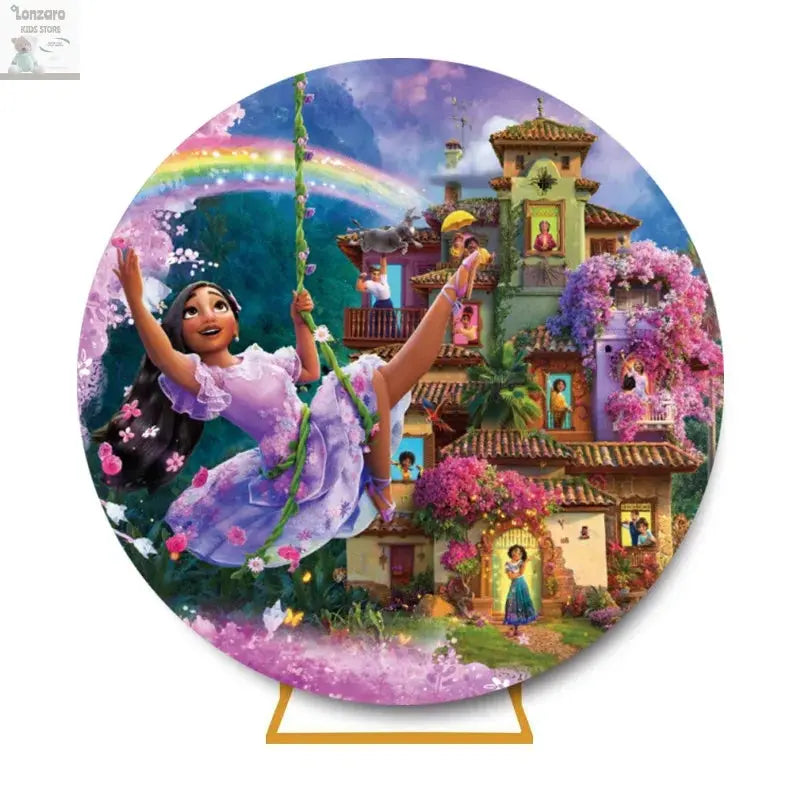 Cirkel achtergrond Disney Isabela Madrigal - Lonzaro Kids