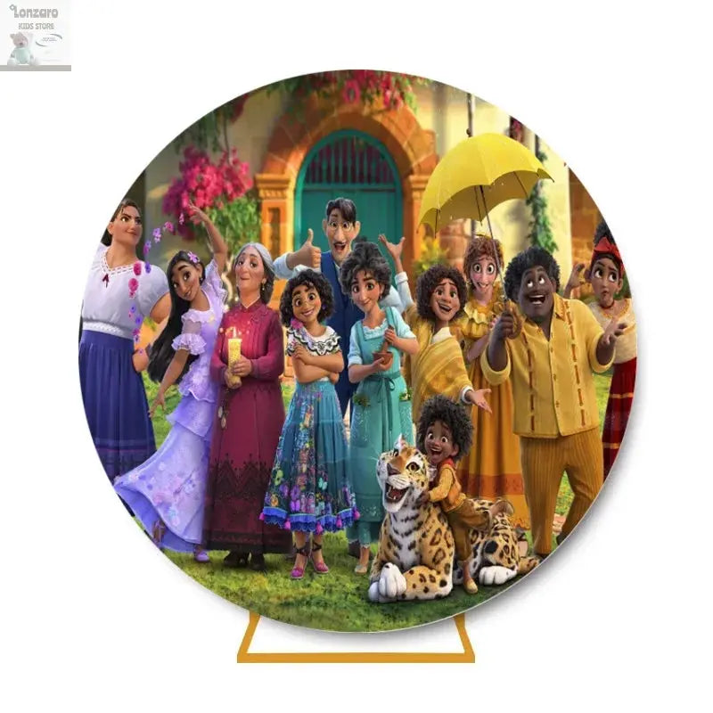 Cirkel achtergrond Disney Isabela Madrigal - Lonzaro Kids