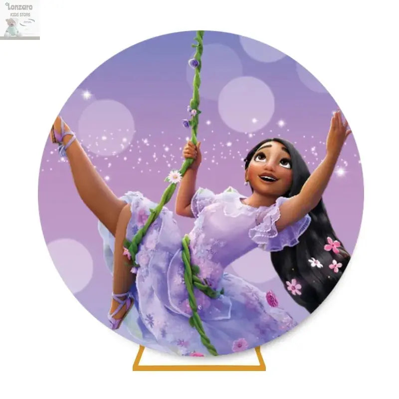 Cirkel achtergrond Disney Isabela Madrigal - Lonzaro Kids