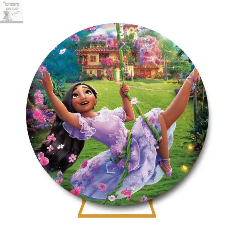Cirkel achtergrond Disney Isabela Madrigal - Lonzaro Kids