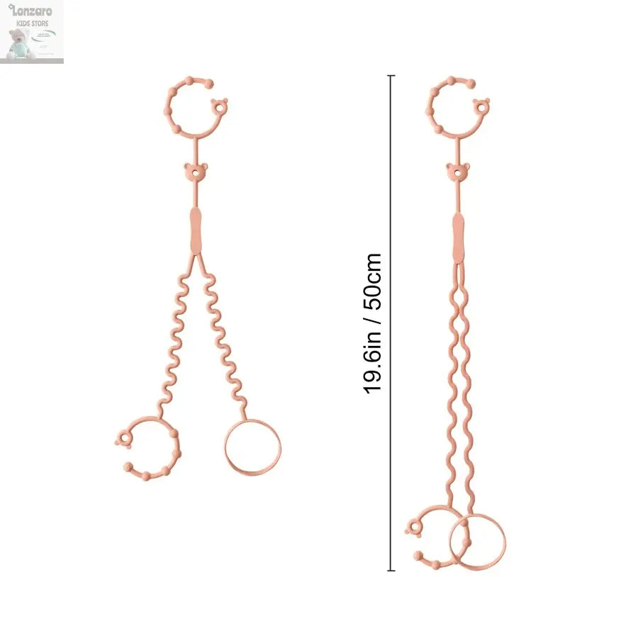 Fopspeenketting met Clips - Verstelbare Silicone Accessoire Lonzaro Kids
