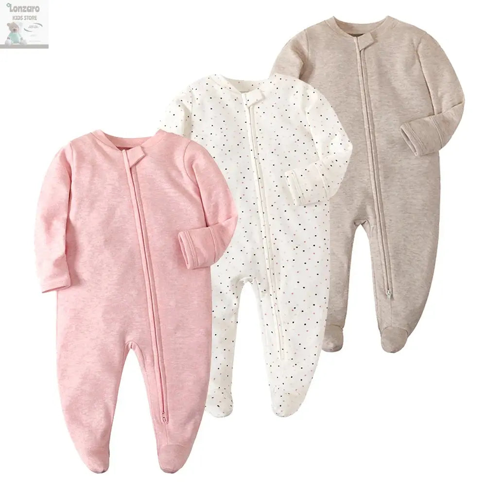Four Seasons Newborn Baby Rompers Jumpsuit suit Baby Clothes for Girls Long Sleeve Jumpsuit overalls Baby Clothing Baby Romper Lonzaro Kids