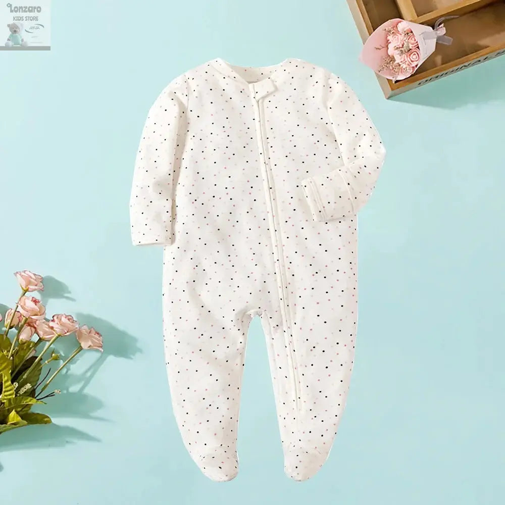 Four Seasons Newborn Baby Rompers Jumpsuit suit Baby Clothes for Girls Long Sleeve Jumpsuit overalls Baby Clothing Baby Romper Lonzaro Kids