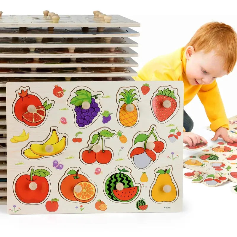 Puzzel 3D Dieren & Fruit - Lonzaro Kids Online