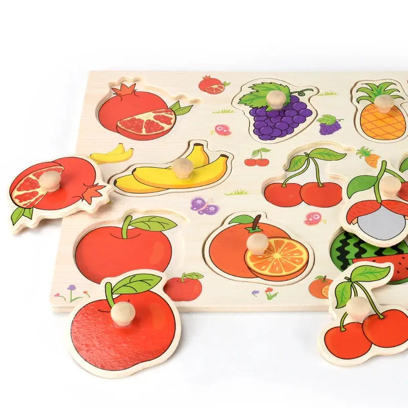 Puzzel 3D Dieren & Fruit - Lonzaro Kids Online