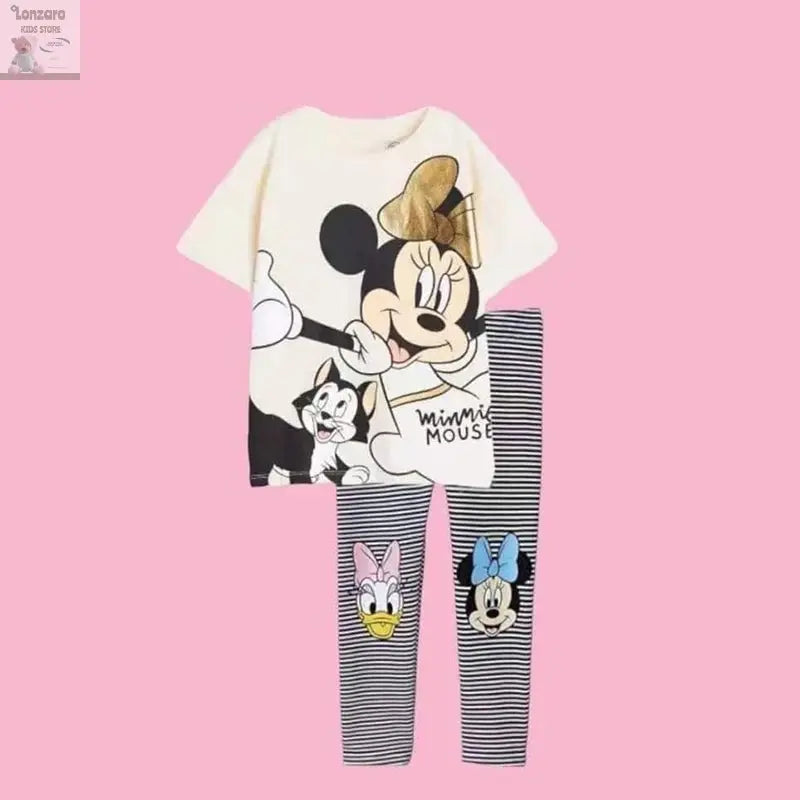 Herfst Minnie Mouse Set voor Meisjes - Lonzaro Kids