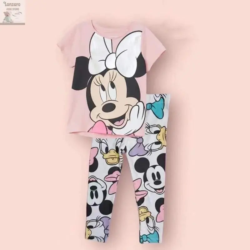 Herfst Minnie Mouse Set voor Meisjes - Lonzaro Kids