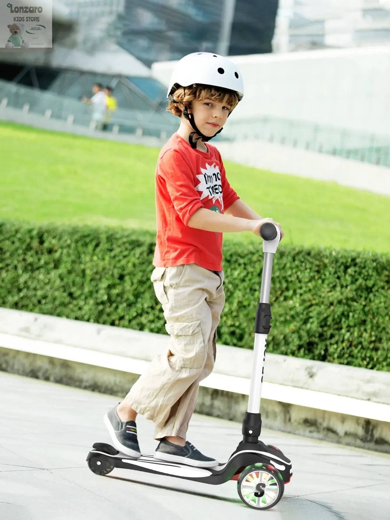 Kinderstep Driewieler met LED-knipperlicht Lonzaro Kids