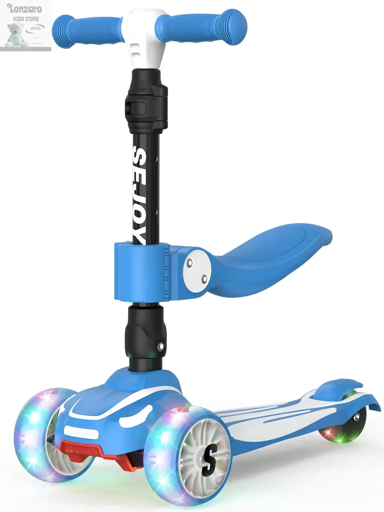 Kinderstep Driewieler met LED-knipperlicht Lonzaro Kids