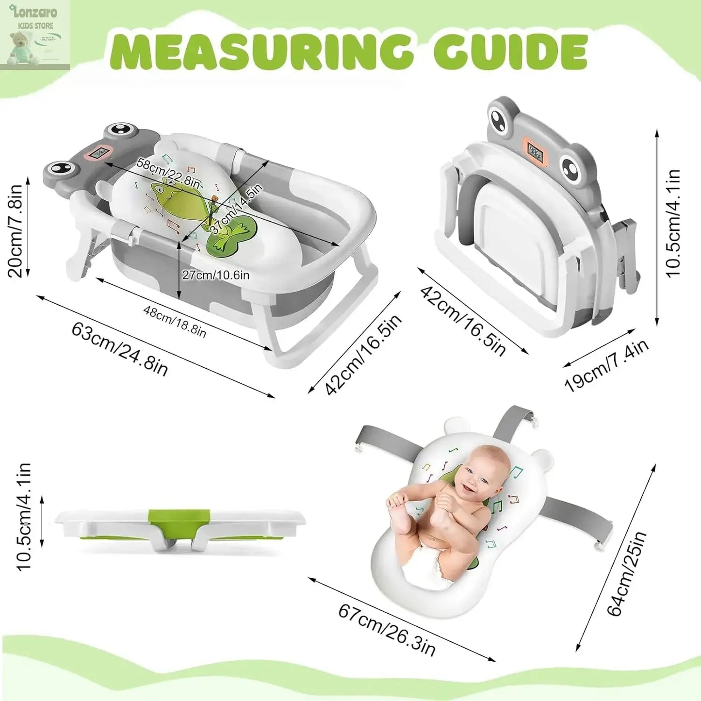 Milieuvriendelijk Baby Badje Lonzaro Kids
