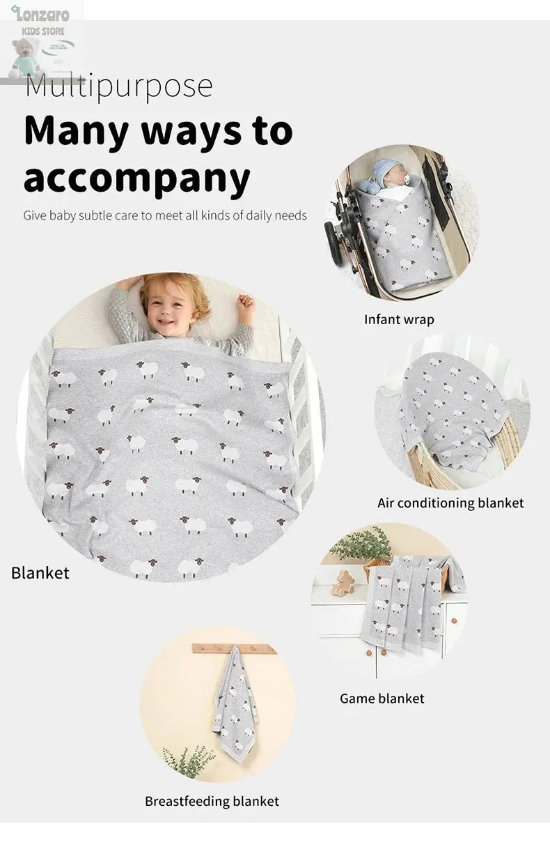 Zacht Baby Dekentje - Lonzaro Kids