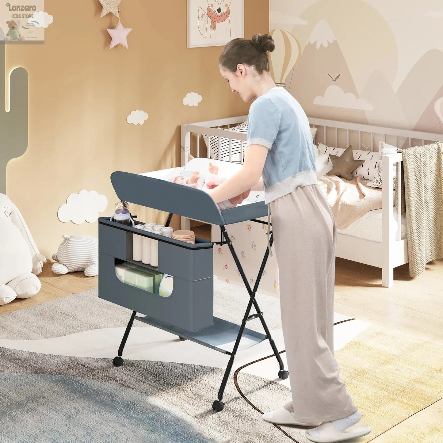 Opvouwbare Baby Verschoontafel Lonzaro Kids
