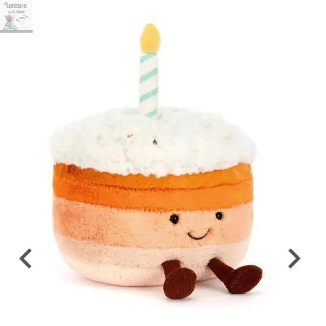 Oranje verjaardag Taart knuffel Lonzaro Kids