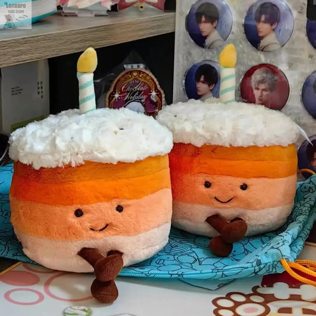 Oranje verjaardag Taart knuffel Lonzaro Kids