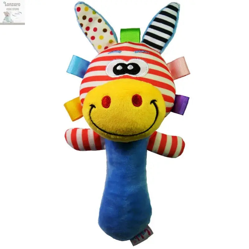 Pluche Dier Rammelaar voor Baby's - Educatief Speelgoed Lonzaro Kids