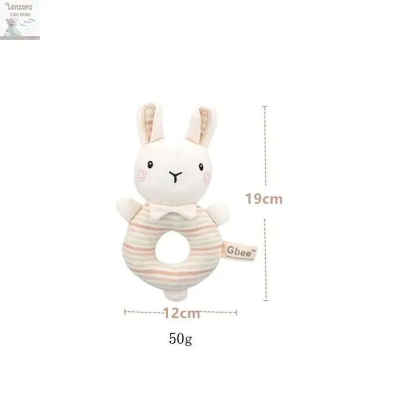 Pluche Dier Rammelaar voor Baby's - Educatief Speelgoed Lonzaro Kids
