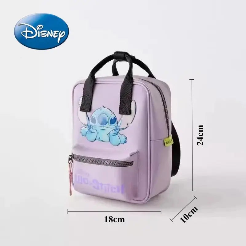 Disney Cartoon Mickey Mouse Cute Fashion Backpack Women's Minnie Canvas School Bag Fashion Large Capacity Backpack Girls Mochila Lonzaro Kids