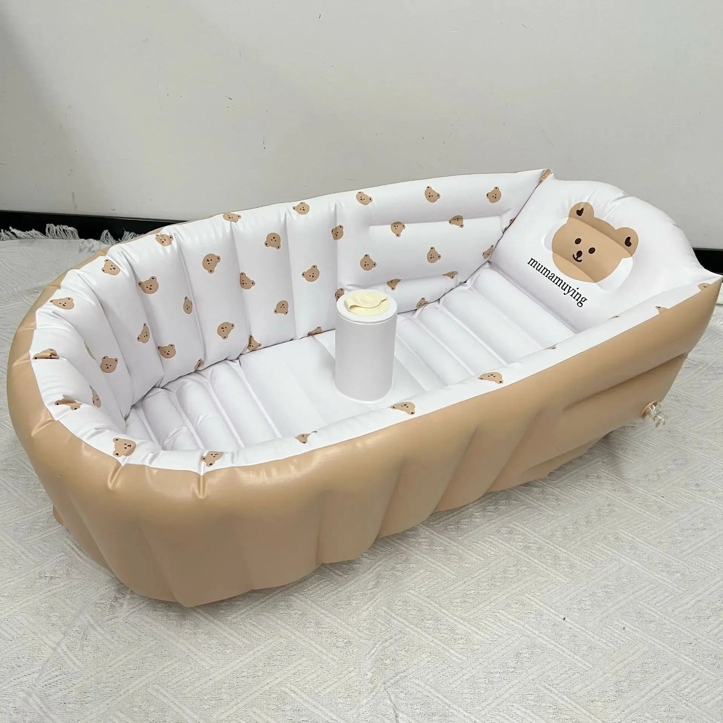Baby shower basin, baby folding inflatable learning seat, multifunctional dining chair, bath bench, small sofa, shower basin Lonzaro Kids