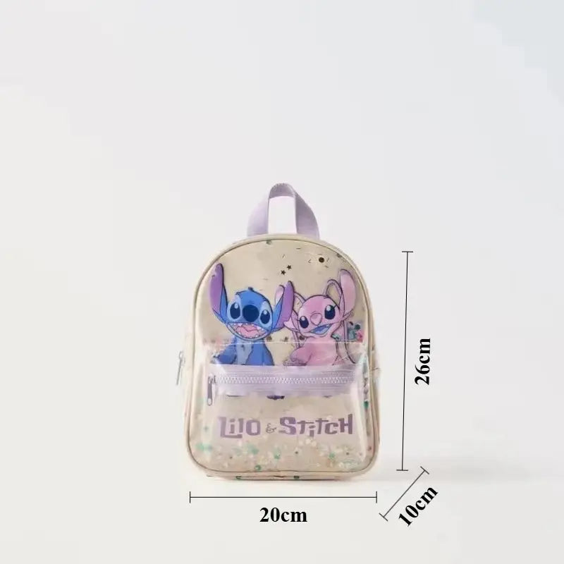 Disney Cartoon Mickey Mouse Cute Fashion Backpack Women's Minnie Canvas School Bag Fashion Large Capacity Backpack Girls Mochila Lonzaro Kids