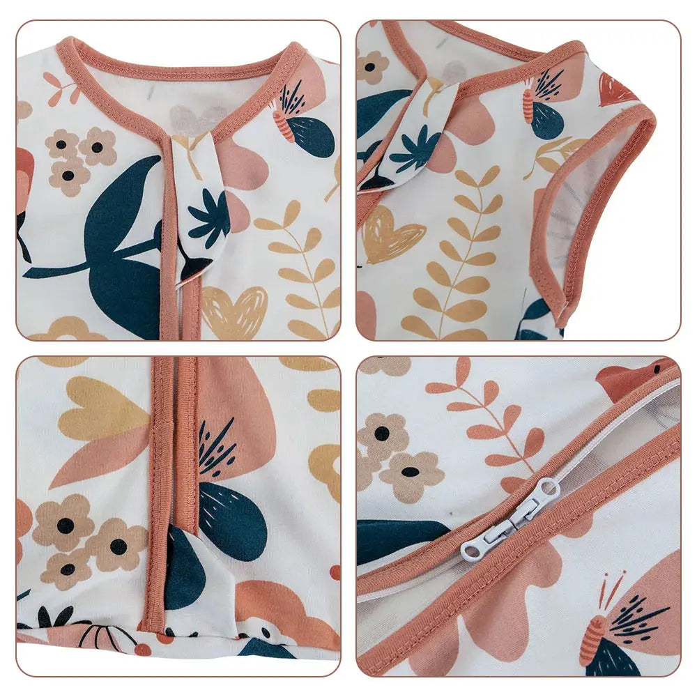 Sleeping Bags For Baby 3-18Months Summer Thin Baby One-Piece Sleepwear Cute Bear Print Cartoon Sleepsack Anti-Kick Blanket Lonzaro Kids