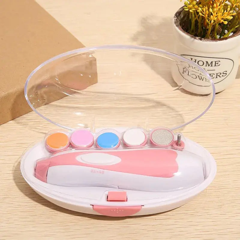 BabyTrimmer Elektrisch Nagelverzorging Set - Lonzaro Kids Pink