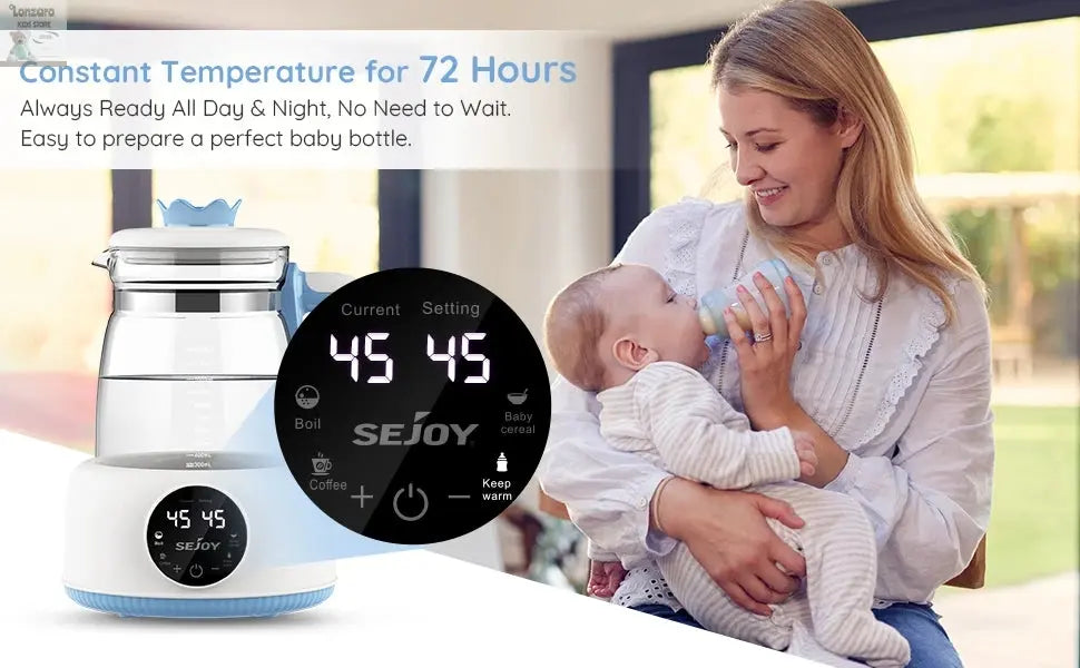 Thermostatische Waterkoker Warm tot 72 Uur - Lonzaro Kids