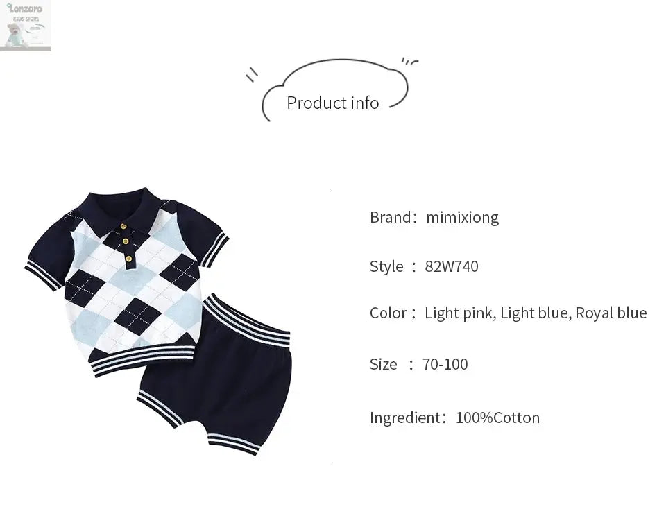 Tweedelige Set met Leuke Prints - Lonzaro Kids