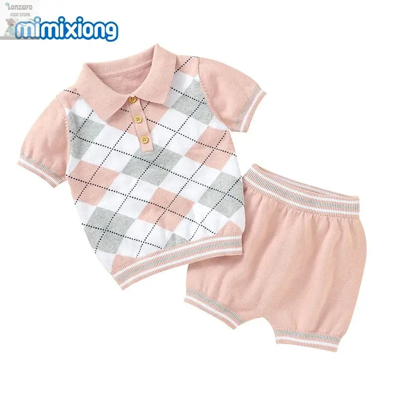 Tweedelige Set met Leuke Prints - Lonzaro Kids