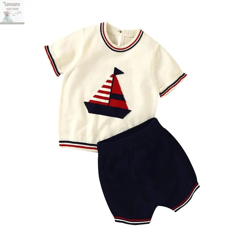 Tweedelige Set met Leuke Prints - Lonzaro Kids