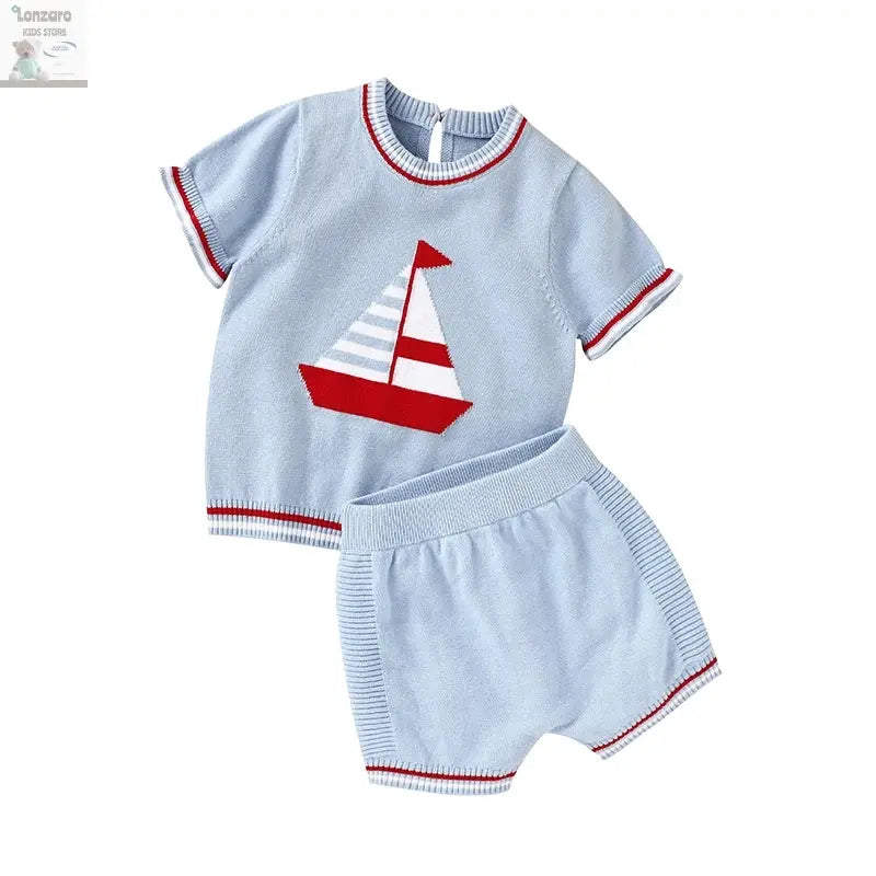 Tweedelige Set met Leuke Prints - Lonzaro Kids