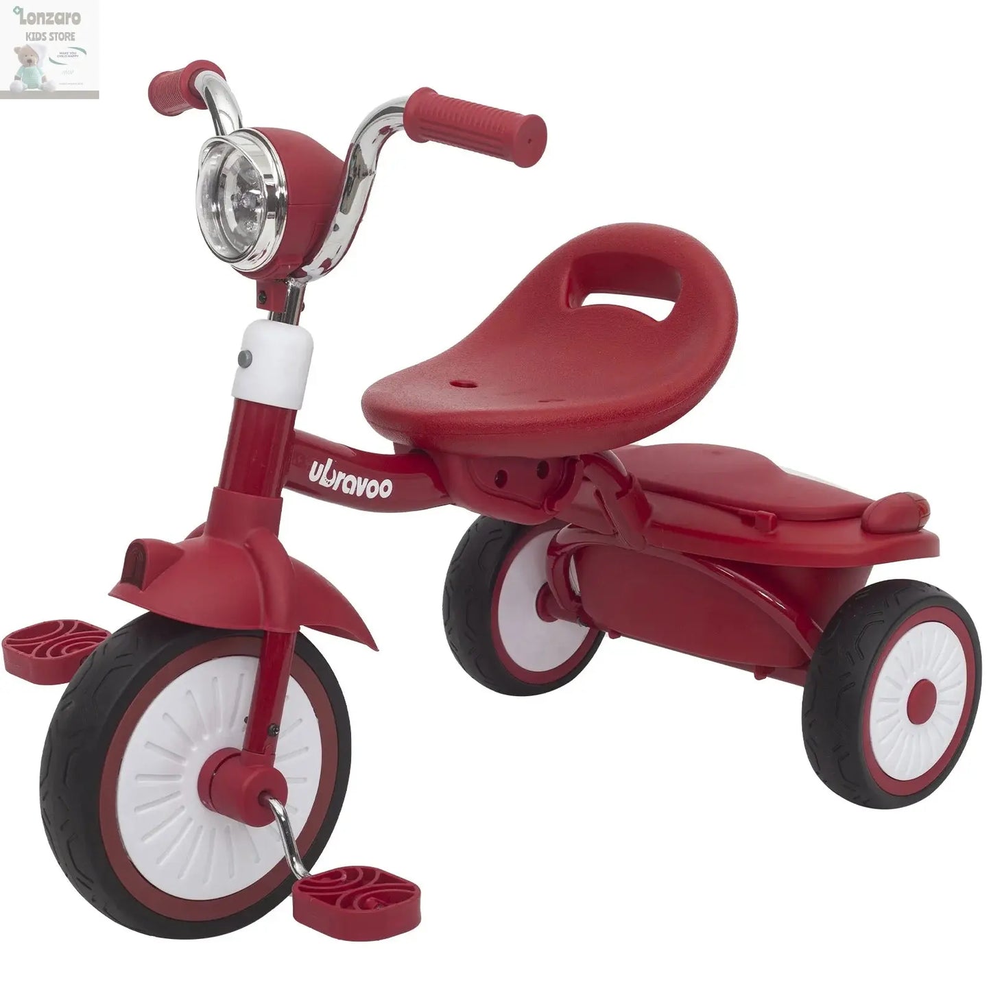 UBRAVOO Vouwbare Trike met Verlichting en Schokdemping Lonzaro Kids