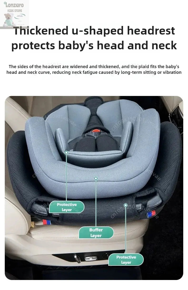 Autostoel 360° Van 0 -12 jaar - Lonzaro Kids